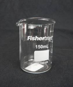 lot 174 image: Set of 4 Fisherbrand 150 ML Glass Griffin Beakers