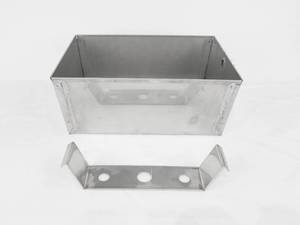 lot 177 image: Pneumatic Stainless Steel Trough