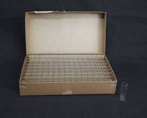 lot 197 image: 1 Gross Lot of Mercer Glass Works Merco 12 Dram Glass Shell Vials