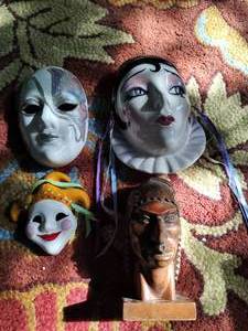 lot 87 image: Collection of Masks & Busts