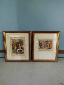 lot 113 image: Two Vintage Framed Prints