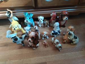 lot 132 image: Collection of Dog Figurines