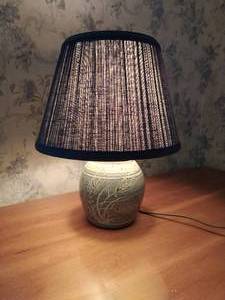 lot 16 image: Earthenware Base Lamp