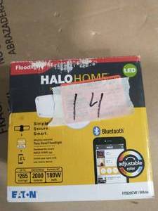 lot 14 image: HALO FTS White Smart Bluetooth Outdoor Integrated LED Flood Light Dimmable and Tunable CCT (3000K-5000K)