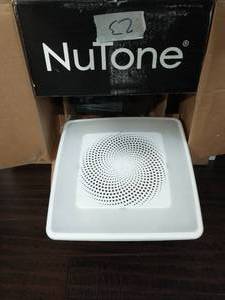 lot 23 image: BROAN-NUTONE ChromaComfort 110 CFM Ceiling Bathroom Exhaust Fan with Sensonic Stereo Bluetooth Speaker