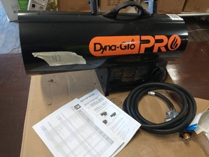 lot 42 image: DYNA-GLO 70K-125K BTU Propane Forced Air Heater