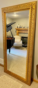 Gold Detailed Decorative Wall Mirror