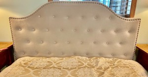 Queen Headboard with Bedding