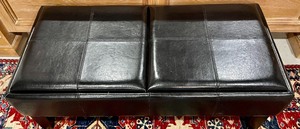 Beautiful Black Ottoman