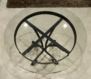 Glass Top Accent Table