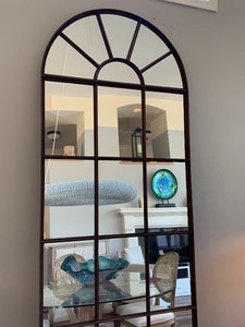 Large Cathedral Style Decorative Floor Mirror