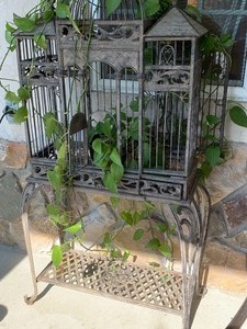 Decorative Large Birdhouse w Plant