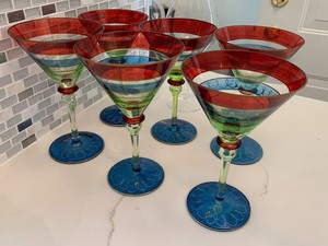 Bright and Fun Colored Stemware