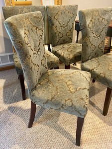 Set of Four Upholstered Chairs by Pier One