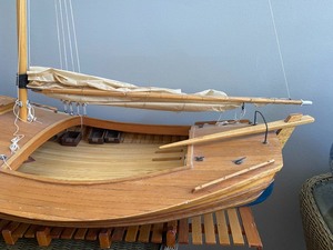 Stunning One of a Kind Great Lakes Fishing Boat Replica by Frank Dykstra