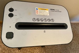 Royal Brand Paper Shredder