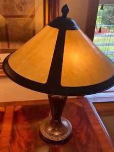 Pair of Beautiful Decorative Arts & Crafts Style Table Lamps