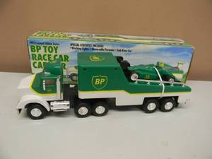 lot 7 image: NICE PIECE - BP TOY RACE CAR CARRIER - 1993 LIMITED EDITION SERIES - IN BOX - SEE PICTURES