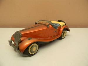 lot 29 image: RARE - VINTAGE MG CONVERTIBLE ORANGE - MADE IN JAPAN - APPROX 9 - SEE PICTURES