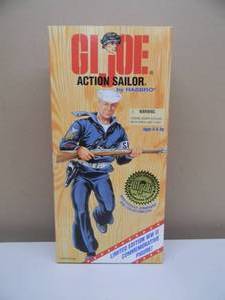 lot 35 image: AWESOME - GI JOE ACTION SAILOR LIMITED EDITION WW11 COMMEMORATIVE FIGURE - SEE PICTURES