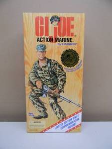 lot 36 image: AWESOME - GI JOE ACTION MARINE LIMITED EDITION WW11 COMMEMORATIVE FIGURE - SEE PICTURES