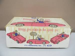 lot 79 image: VINTAGE 1963 IDEAL TAMMYS CAR NO. 9700-6 - WITH BOX - AWESOME PIECE - APPROX 21 BY 7 - SEE PICTURES