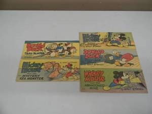 lot 81 image: Walt Disneys Comics Wheaties Mini Comic (1950 & 1951 series) 50 #B-4 & #B-6 - 51 #D-2, C-8 & C-2 - NICE - VERY COOL - SEE PICTURES
