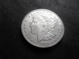 lot 44 image: 1921 D Morgan Silver Dollar