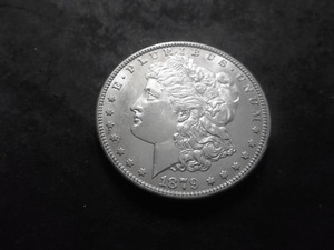 lot 3 image: 1879 S  Morgan Silver Dollar
