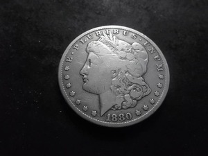 lot 4 image: 1880 CC Morgan Silver Dollar
