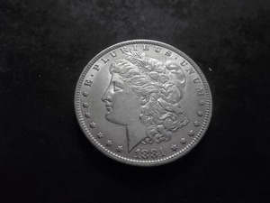 lot 6 image: 1881 O Morgan Silver Dollar