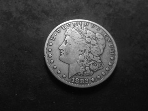 lot 9 image: 1882  Morgan Silver Dollar