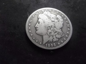 lot 25 image: 1892 CC Morgan Silver Dollar