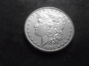 lot 28 image: 1894 S Morgan Silver Dollar