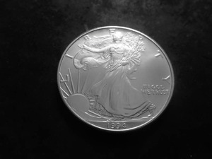 lot 53 image: 1994 Silver Eagle Choice MS From Unc Roll