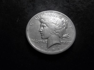 lot 71 image: 1921 Peace Silver Dollar