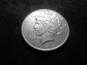 lot 84 image: 1926 S Silver Peace Dollar