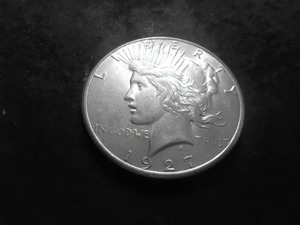 lot 86 image: 1927 S Peace Silver Dollar
