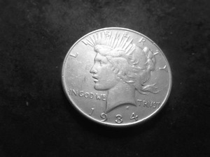 lot 90 image: 1934 Silver Peace Dollar