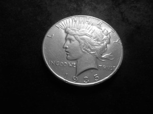 lot 93 image: 1935 Peace Silver Dollar