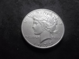 lot 94 image: 1935 S Peace Silver Dollar