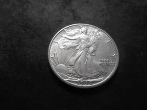lot 100 image: 1944 D Walker Half Dollar