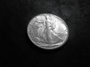 lot 102 image: 1945 D Walker Half Dollar