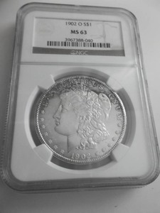 lot 48 image: 1902 O Morgan Silver Dollar