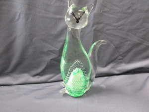 Solid Glass Cat