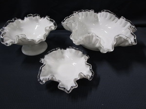 Silvercrest Milk Glass