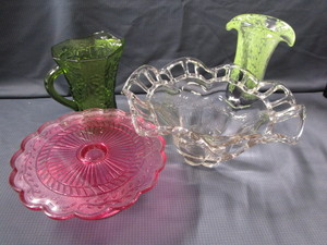 Multi Color Vintage Glass