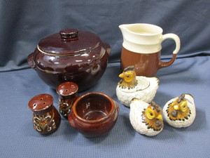 Bean Crock, Pitcher, Shakers