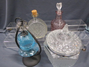 Candle Stand, Vintage Bottle