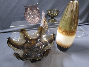 Amethyst & Smoked Glass